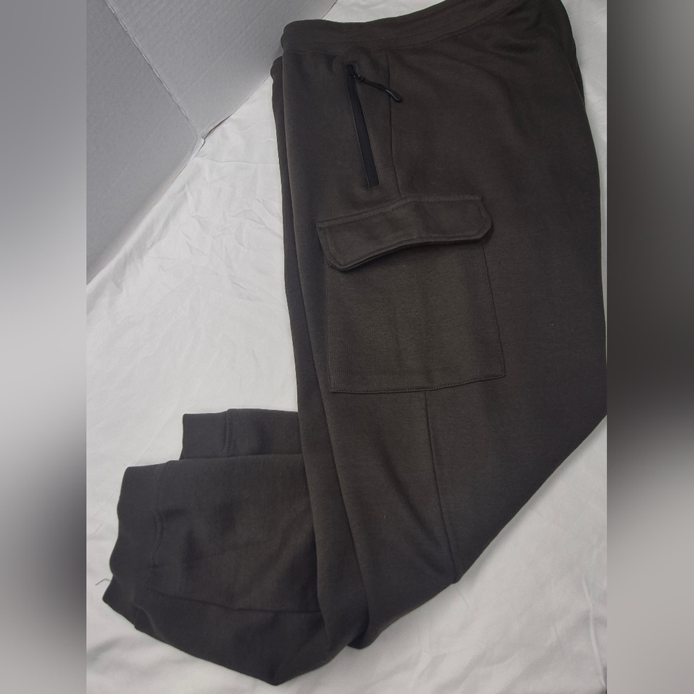 WXYZ Jogger Cargo Pants Mens Jogger Pants XL Olive Green  36/38Waist Drawstring